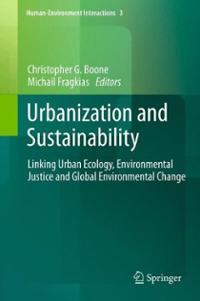 Urbanization and Sustainability cover